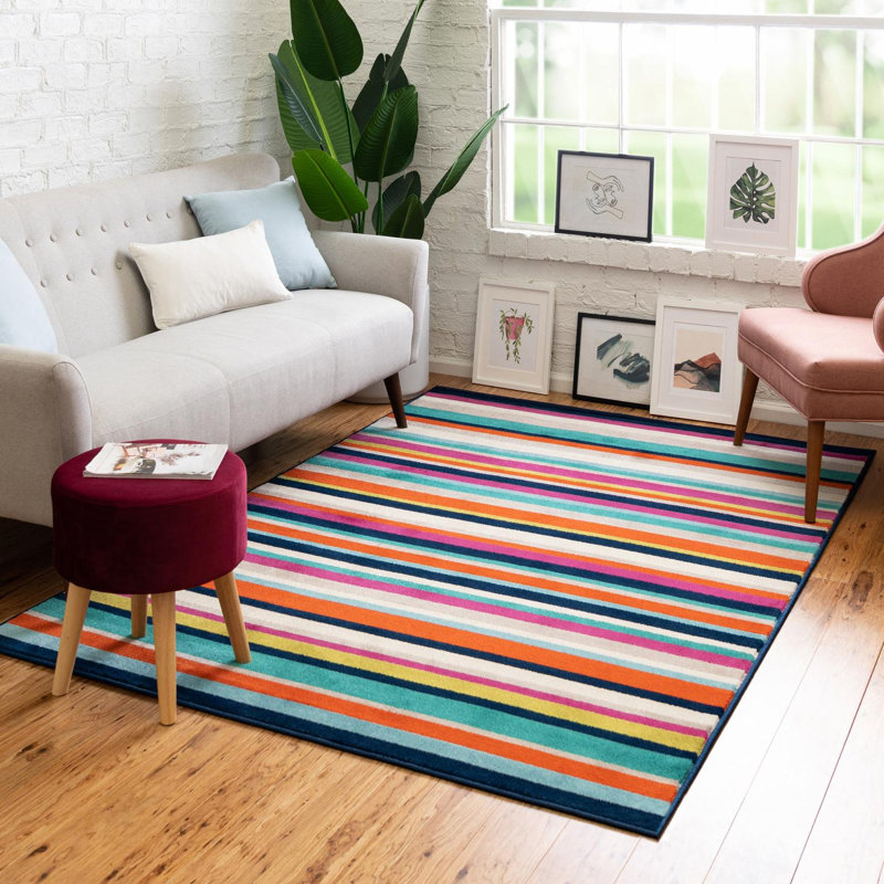 Analiese Striped Indoor Rug, Rectangle 2' x 3'