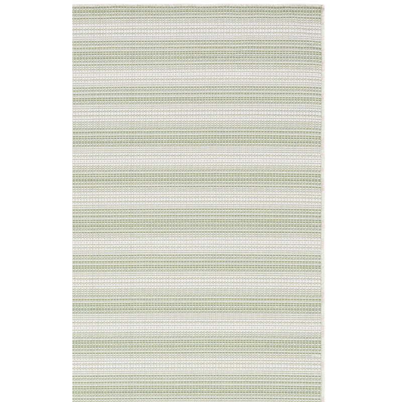 Tapis intérieur / extérieur Trigg Olive / Ivoire, Carré 6 pi 5 po