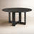 Keaton Round Dining Table Dark Brown