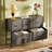 Ojaswi 5-Drawer Dresser, Chest of drawer in 39.4'' , Dresser For Bedroom With Wooden, Wide Bedroom Dresser With Drawer Organizers-1951228196