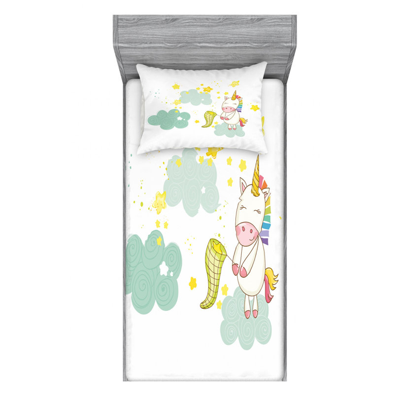Microfiber Sheet Set, Twin XL Sheet Set with Fitted Sheet