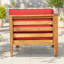 Ensemble de conversation modulaire en bois avec coussins Oana