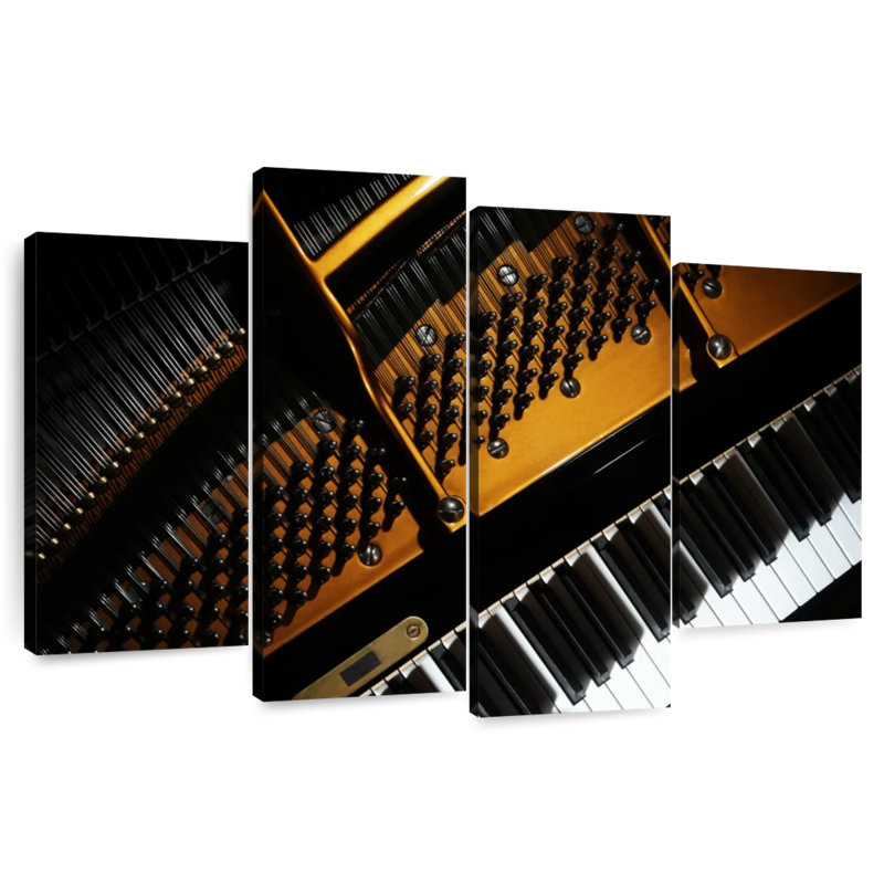 Abarca Opulent Grand Piano, 32" H x 52" W