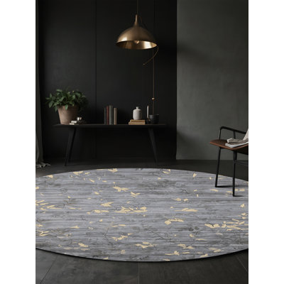 Tapis gris lavable à la machine