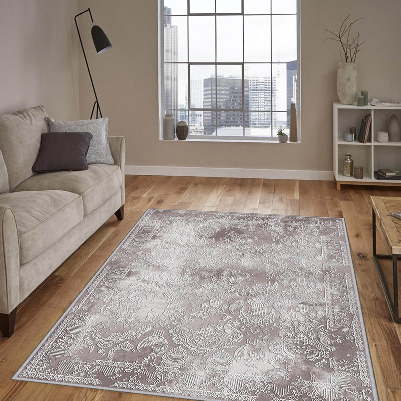 Elegant Hall Carpet, 31.5 x 78.7 inches | 100% Polyester, 0.4 inch Pile Height | Antibacterial, Non-Slip PVC Felt Dot Underside | Machine Washable, Durable Woven Design | Perfect for Entryways & Living Spaces