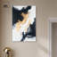 "Obsidian and Gold II", feuille d'or, art mural par Art Remedy-107455938-107455921