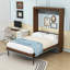 Lit escamotable en bois avec bureau-865107394