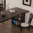 Unique And Durable Solid Wood Storage Dining Table-1551855095