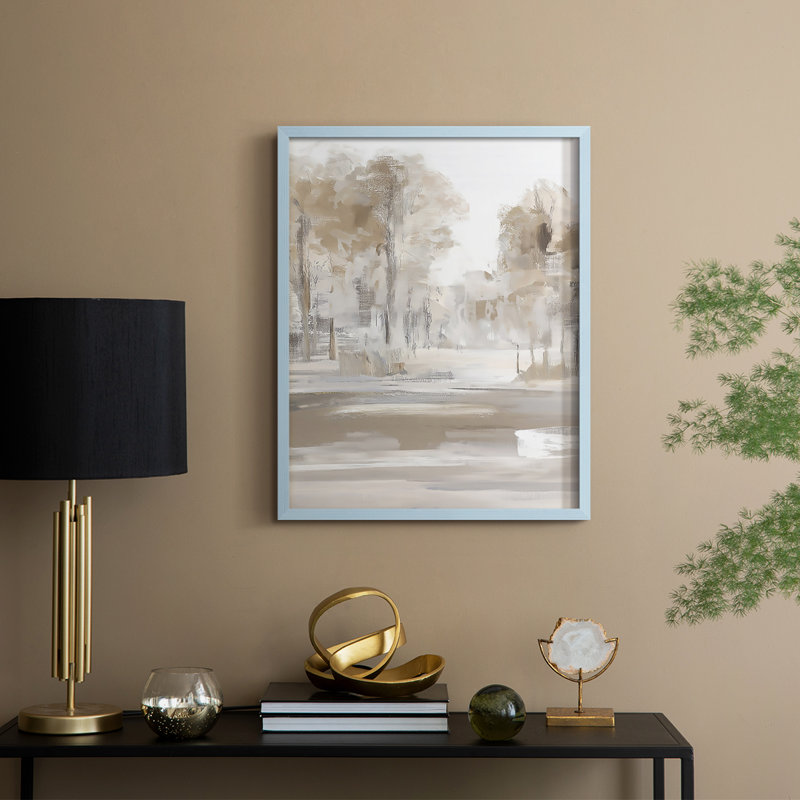 NAUTICAL Series XXXIX, reproduction encadrée - bois massif, Bleu, H 30 po x l 24 po