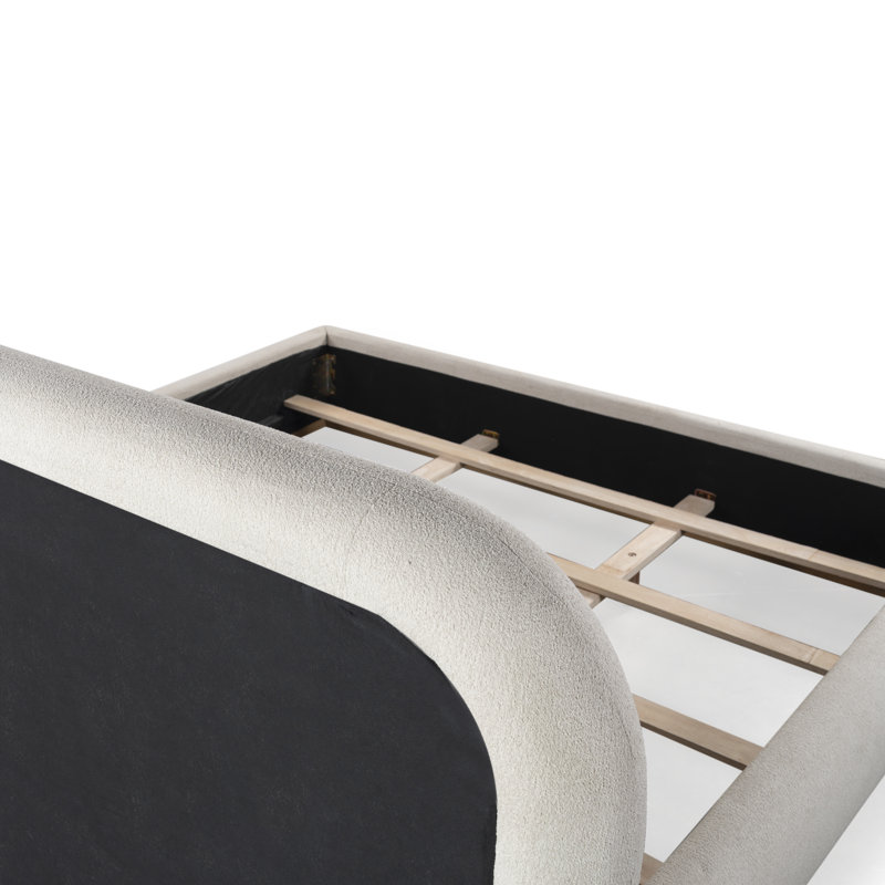 Jennabryanna Boucle Bed, Ivory, King