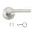 Rectangle Single Dummy Door Lever-715247722