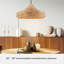 Très grand luminaire suspendu 3 lumières Hunter Cambria