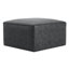 Carré noir avec mousse dense - Similicuir pour un salon confortable avec coussins confortables-1453941974