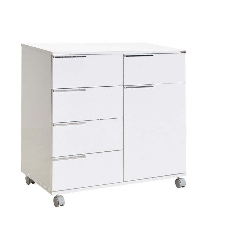 5 - Drawer Mirrored Standard Accent Chest