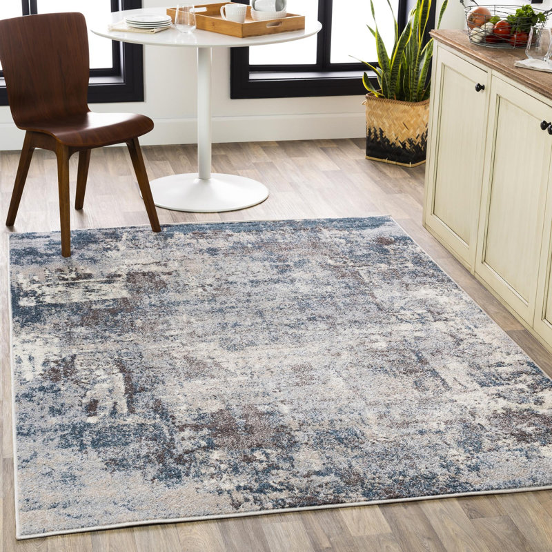 Kohut Abstract Indoor Rug, Square 6'7"