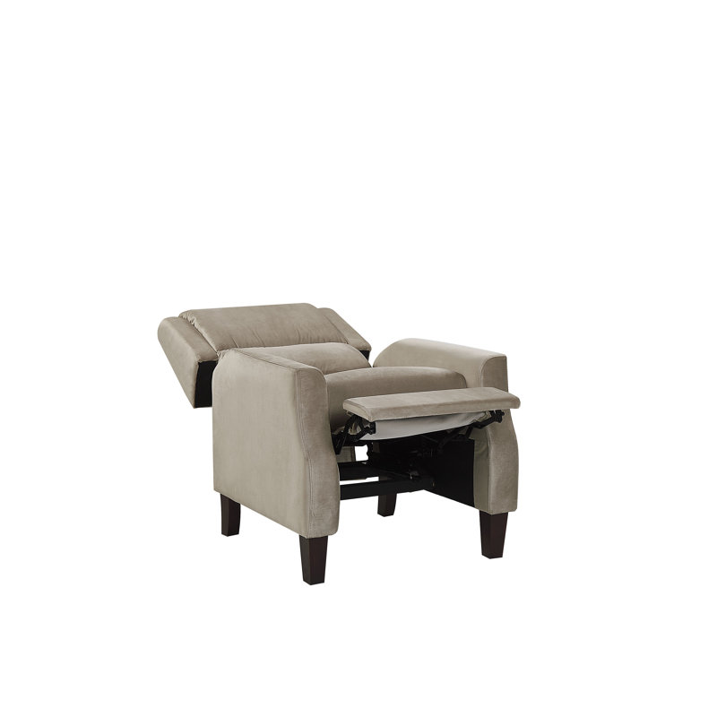 Castin 75cm Wide Velvet Standard Recliner, Taupe