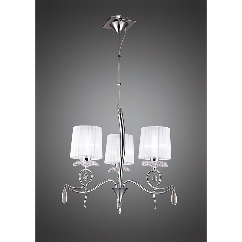 3 - Light Shaded Chandelier
