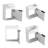Mirrum 16.8'' Single Bathroom Vanity with Ceramic Top-369963647