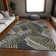 Premium Machine Washable Prisco Black Rug