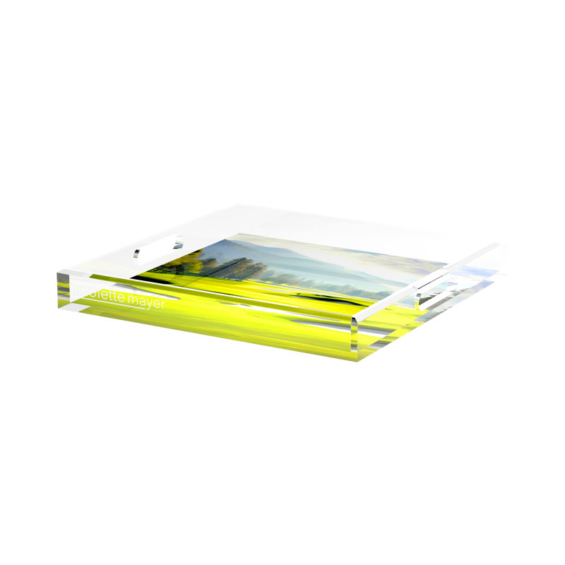 Decorative Tray, 2" H x 15" W x 15" D