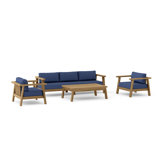 Palermo Outdoor 12 - Piece Teak Conversation Set
