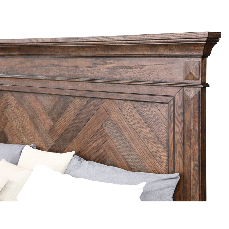 Lit plateforme tapissier Alvonte, Grand