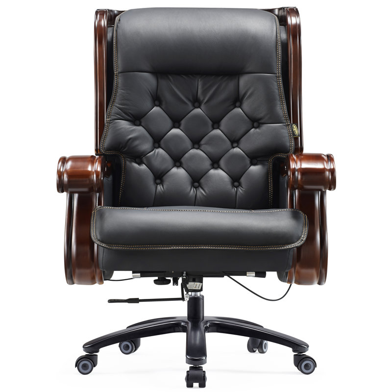 Fauteuil de direction en cuir véritable Timko