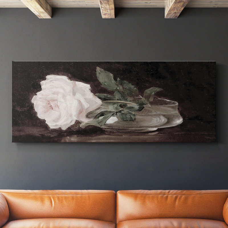 Botanical Series-CD XXXII - Toile tendue avec châssis - Prêt à accrocher, H 20 po x l 50 po