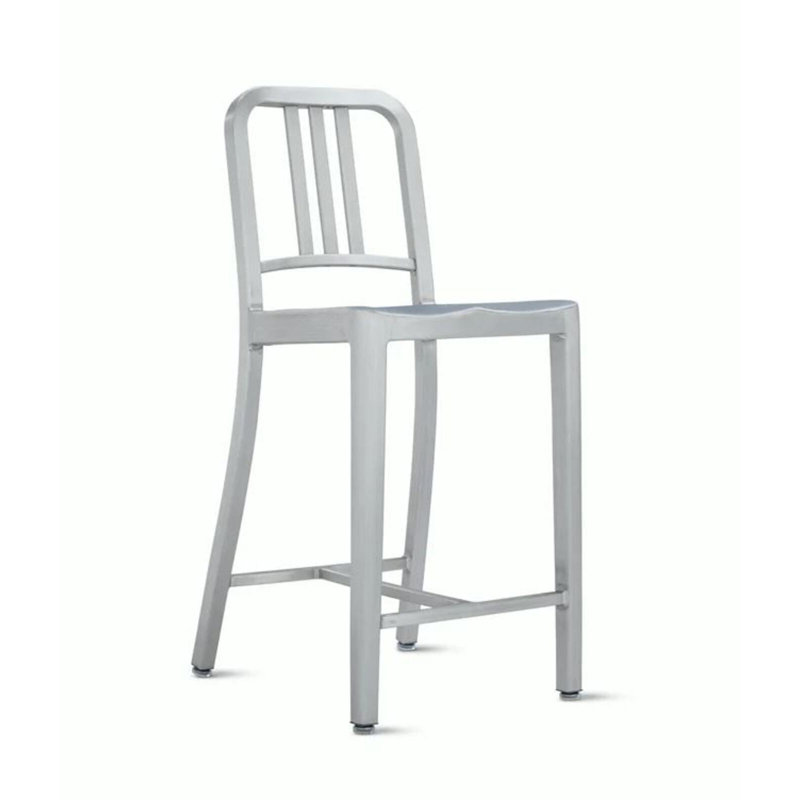 Tabouret naval en acier inoxydable
