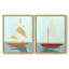 Petite voile I-Premium, reproduction encadrée - prête à être accrochée - aucun clou requis - aucun clou requis-121890449-121890448