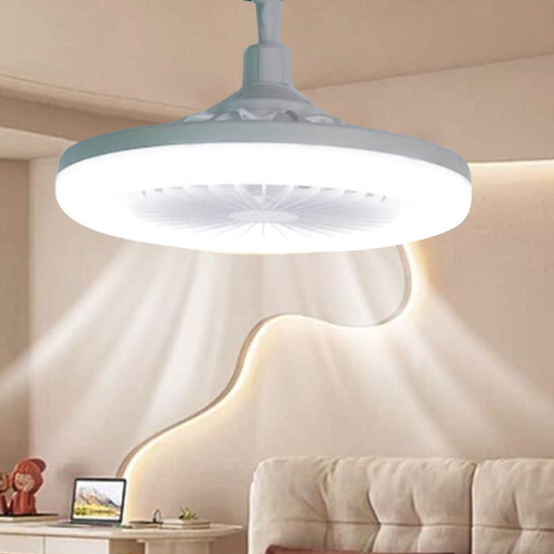 Lampe à vis avec ventilateur à vis et à économie d'énergie Kondieu