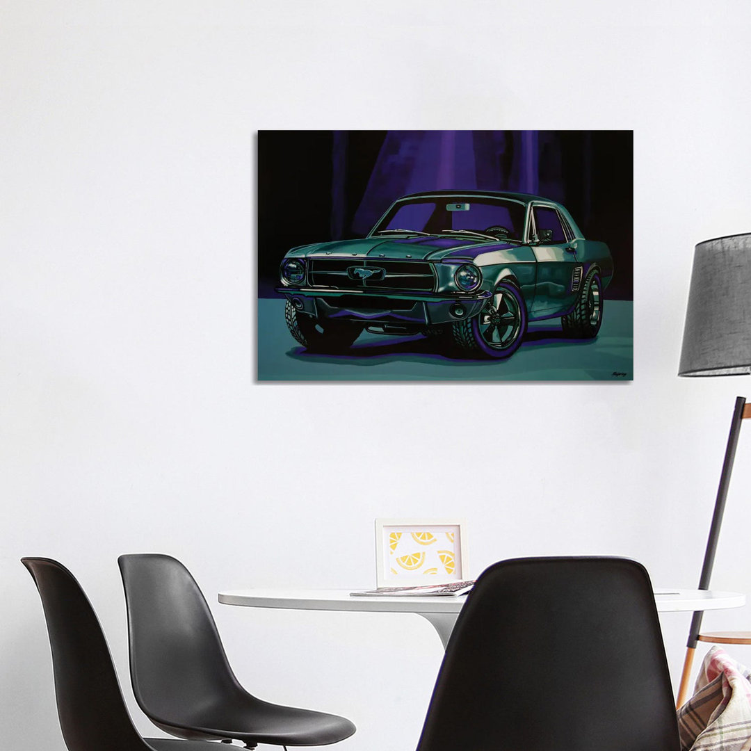 Ford Mustang 1967 by Paul Meijering - Painting on Canvas