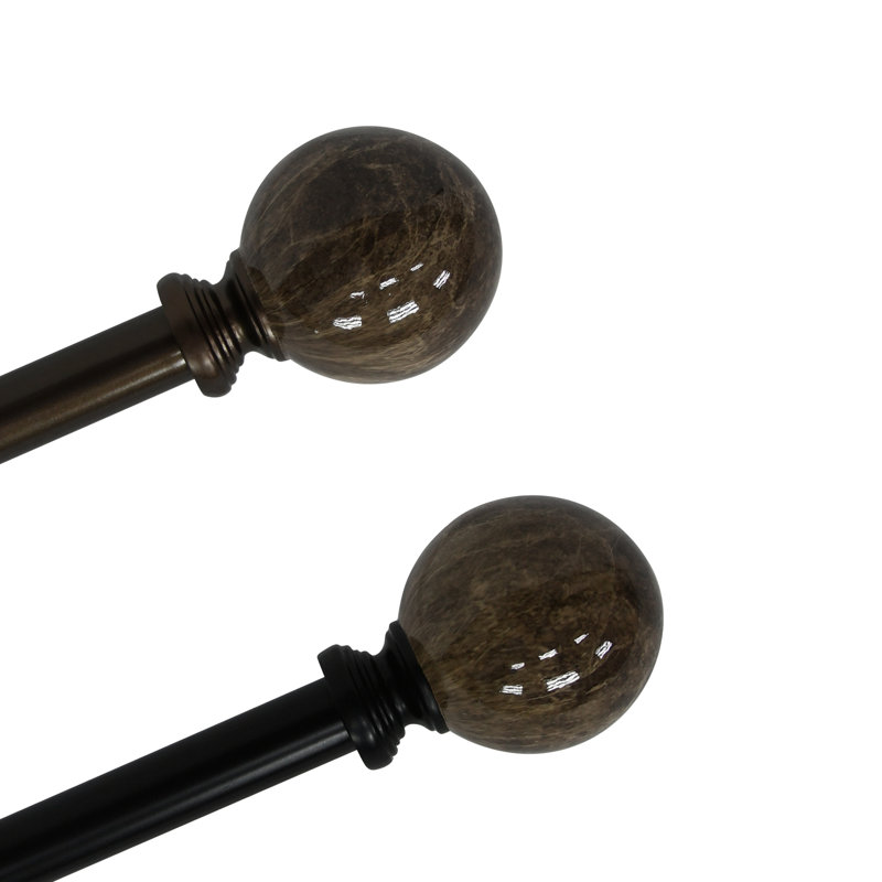 Nickelle Steel Adjustable, Bronze, 2.32" H x 90.14" W x 2.32" D