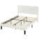 Auxter Upholstered Platform Bed Frame with Adjustable Headboard No Box Spring Needed