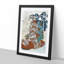 The Courtesan by Yashima Gakutei - Picture Frame Painting Print-55642217-55642218