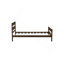 Lit plateforme en bois avec tête de lit Pied de lit spacieux Rangement en bois massif robuste Assemblage facile-590475222