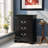 Sayre Black 3 Drawers Nightstand-1138043582