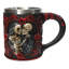 Tasse à café en résine rouge rouge