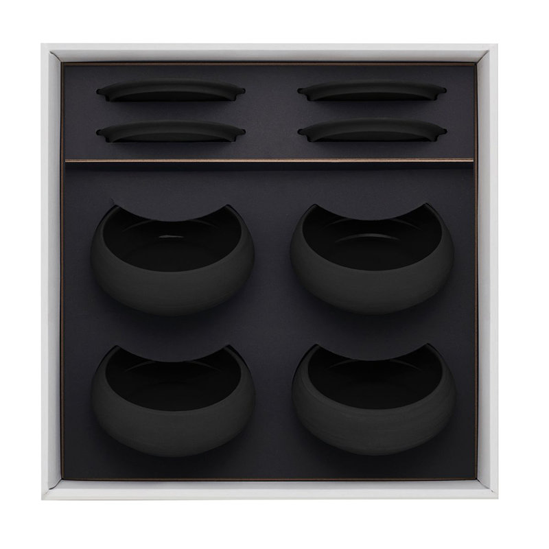 Bahia Stoneware Cereal Bowl, Black