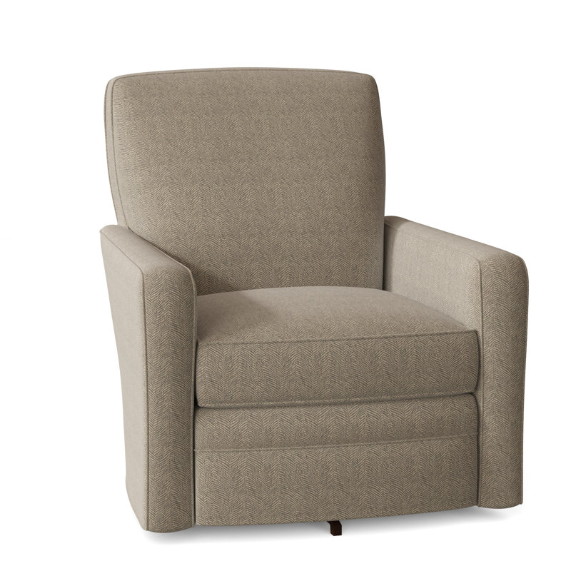 Fauteuil pivotant de 32 po Idana, Chenille performance taupe Beantown 21, Non