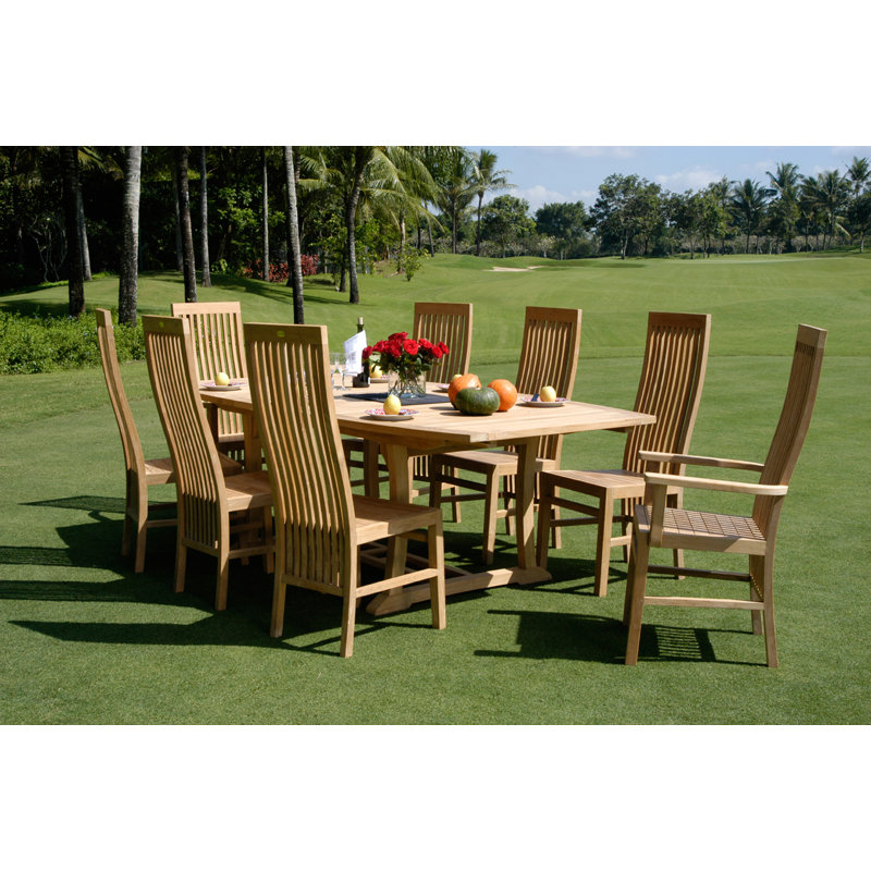 Clarabelle Outdoor Teak Dining Armchair