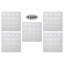 Carreaux de fer-blanc en métal 2 pi x 2 pi (24 po x 24 po) avec dosseret American Tin Ceilings-53118795
