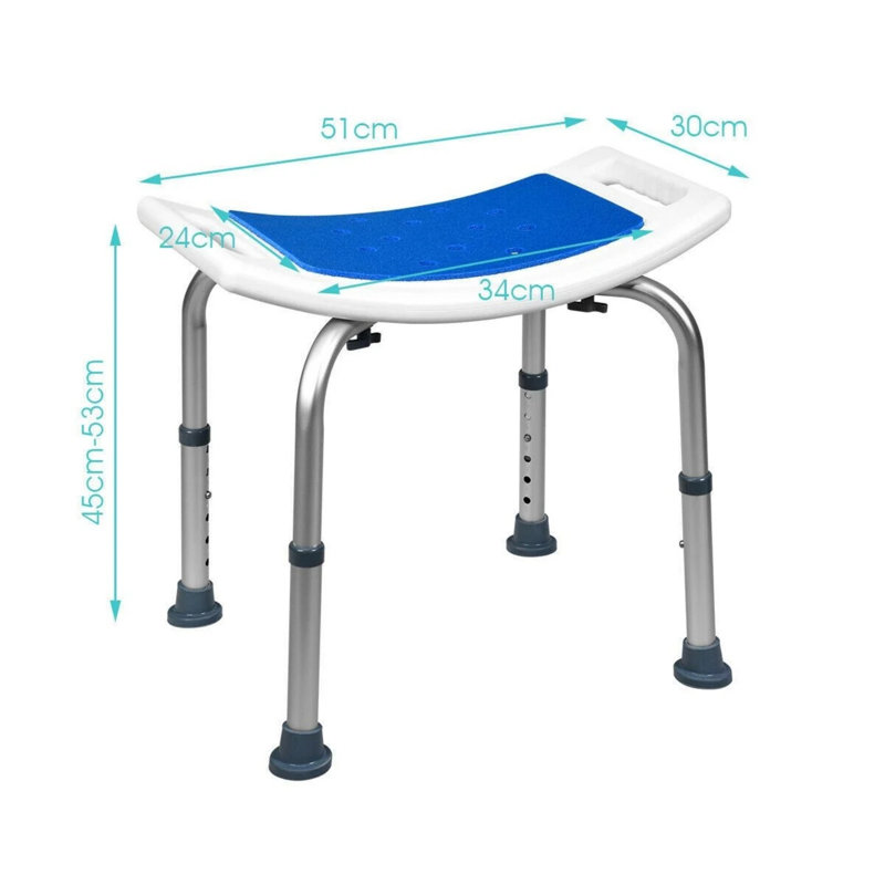 Height Adjustable Shower Stool