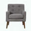 Fauteuil capitonné Ruggiero