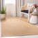 Martha Stewart Sisal/Jute Solid Color Rug in Beige