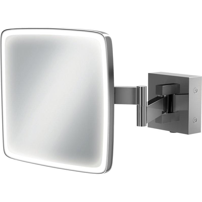 Eclipse Square Magnifying Bathroom/Vanity Mirror