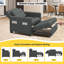 color Upholstered Convertible Chair-1662705390