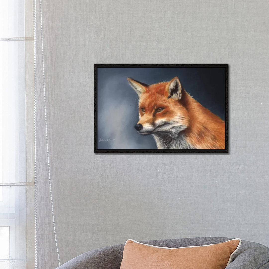 Rotfuchs von Richard Macwee - Galerie-verpackte Leinwand Giclée auf Leinwand