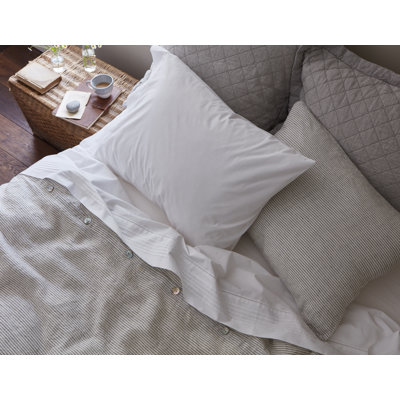 Linen Machine Woven Striped Duvet Cover