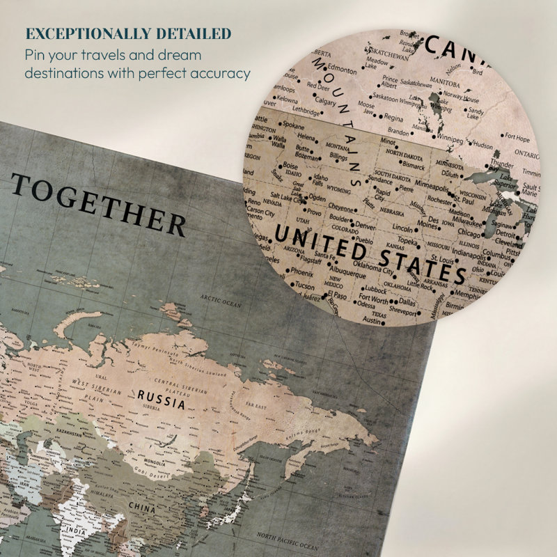 «Travel Together II», punaise Amrico, H 24 po x l 36 po